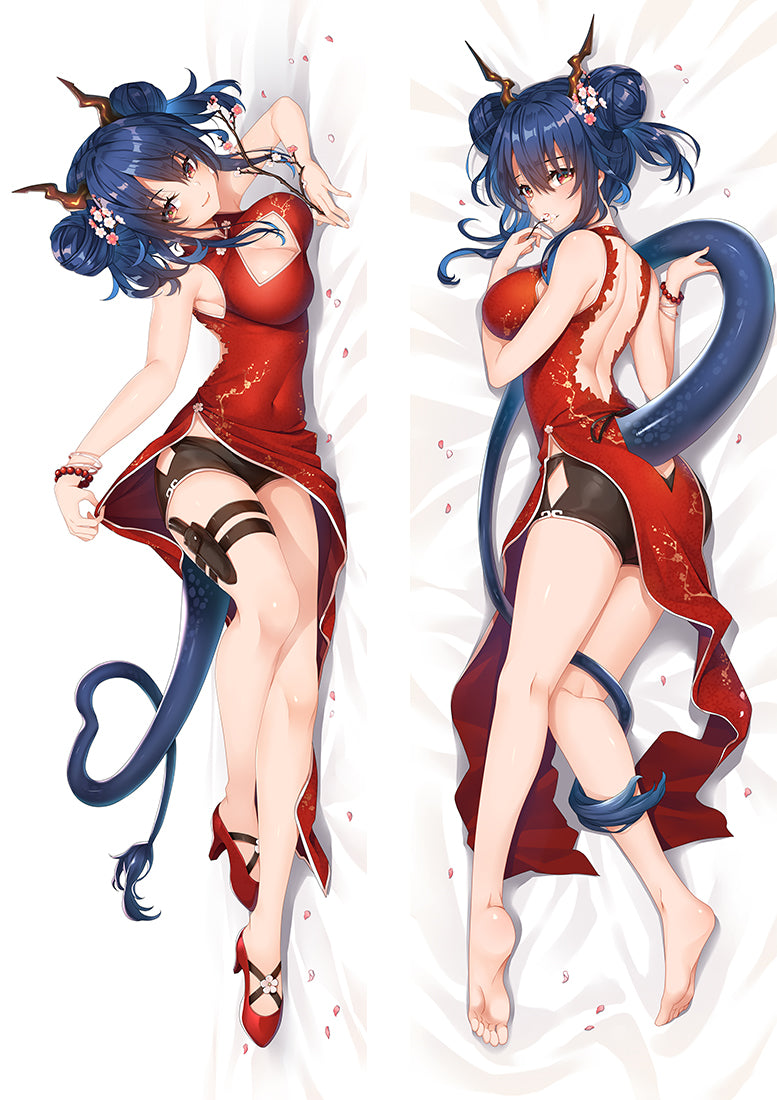 Arknights Ch'en Anime Dakimakura Pillow Cover image 0