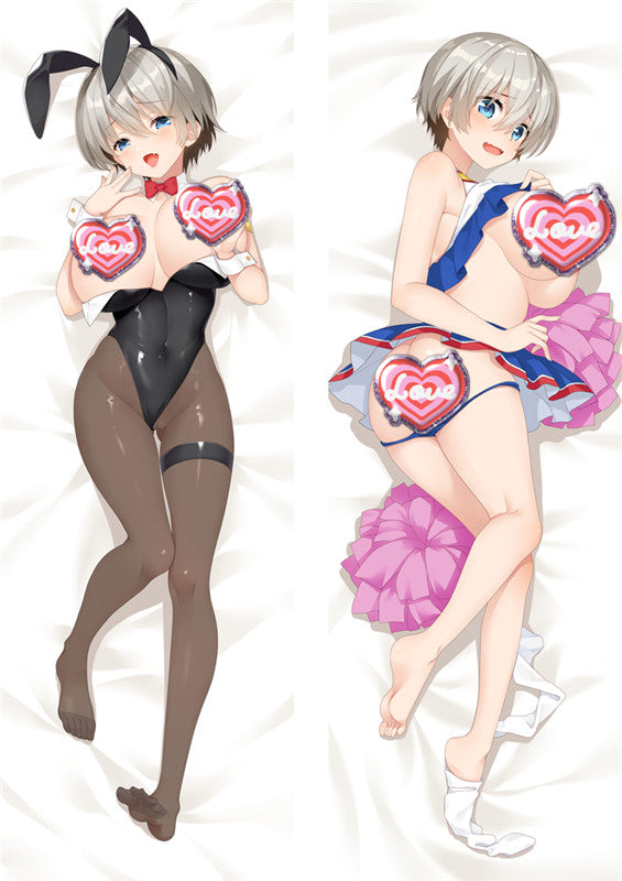 Uzaki-chan Wants to Hang Out! Uzaki Hana Anime Dakimakura Pillow Cover image 0