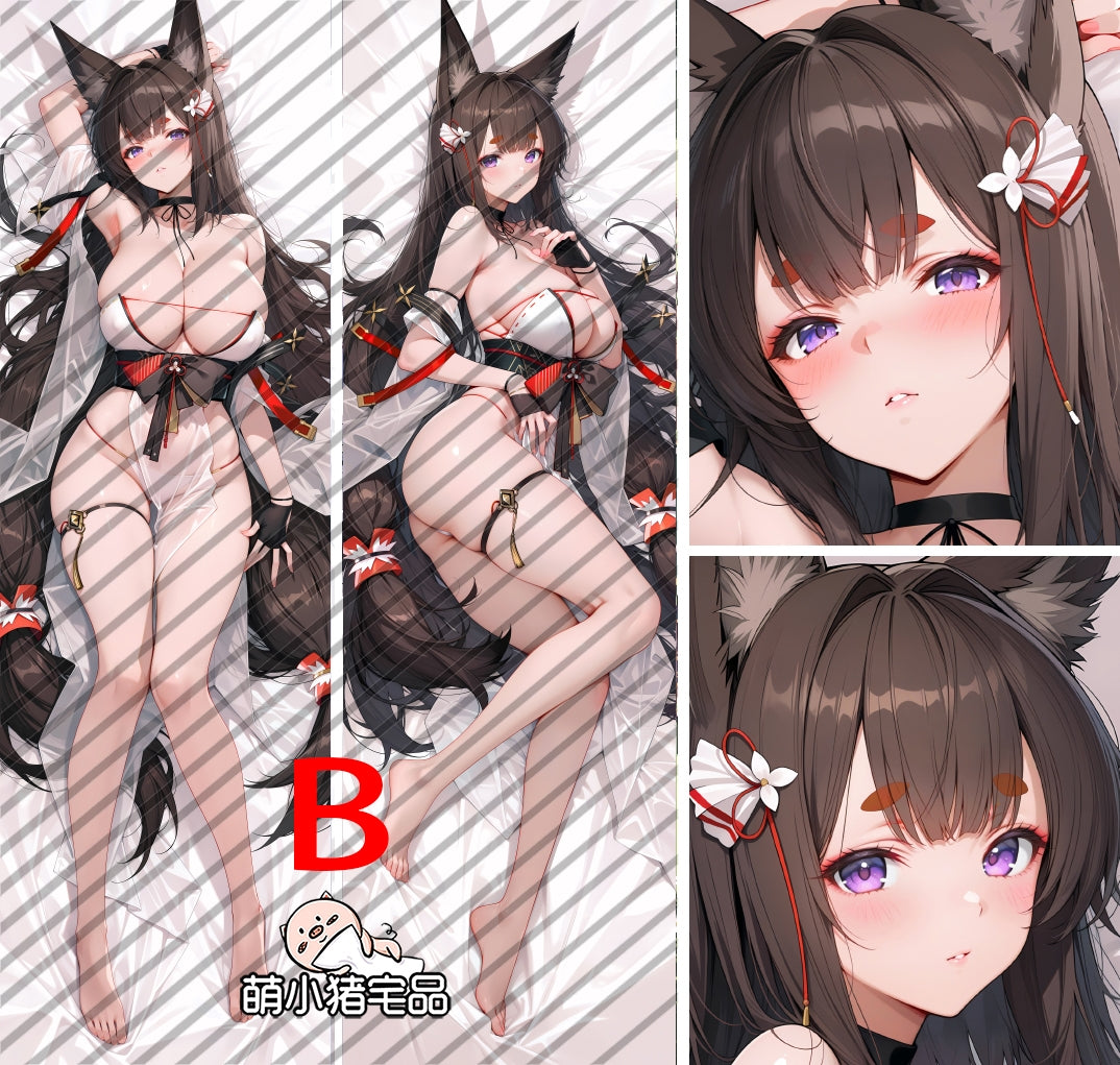 Azur Lane Amagi Anime Dakimakura Girl Body Pillow Cover image 0