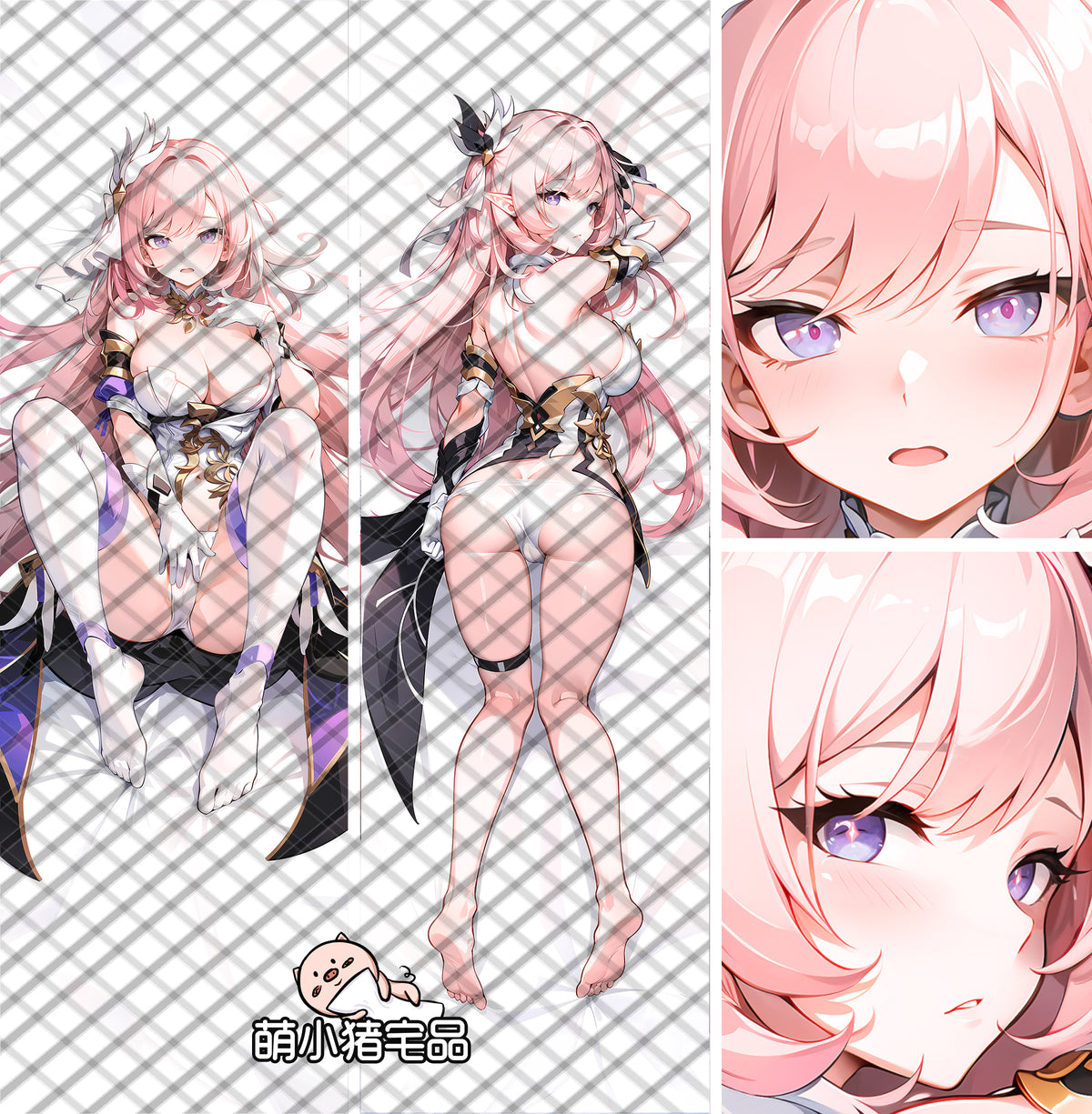 Honkai Impact 3rd Elysia Anime Dakimakura Sexy Pillow Cover image 0