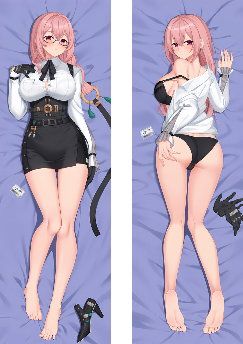 Zenless Zone Zero Tsukishiro Yanagi Anime Dakimakura Girl Body Pillow Cover image 0