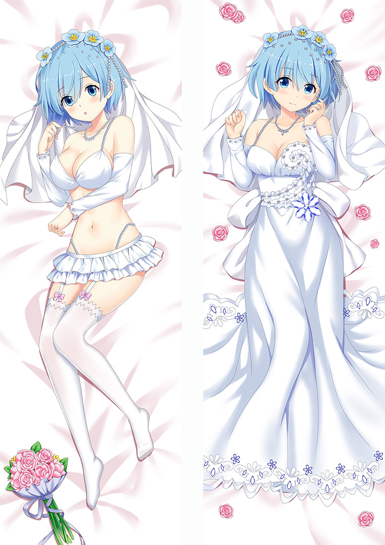 Re Zero Starting Life in Another World Rem Anime Dakimakura Pillow Cover image 0