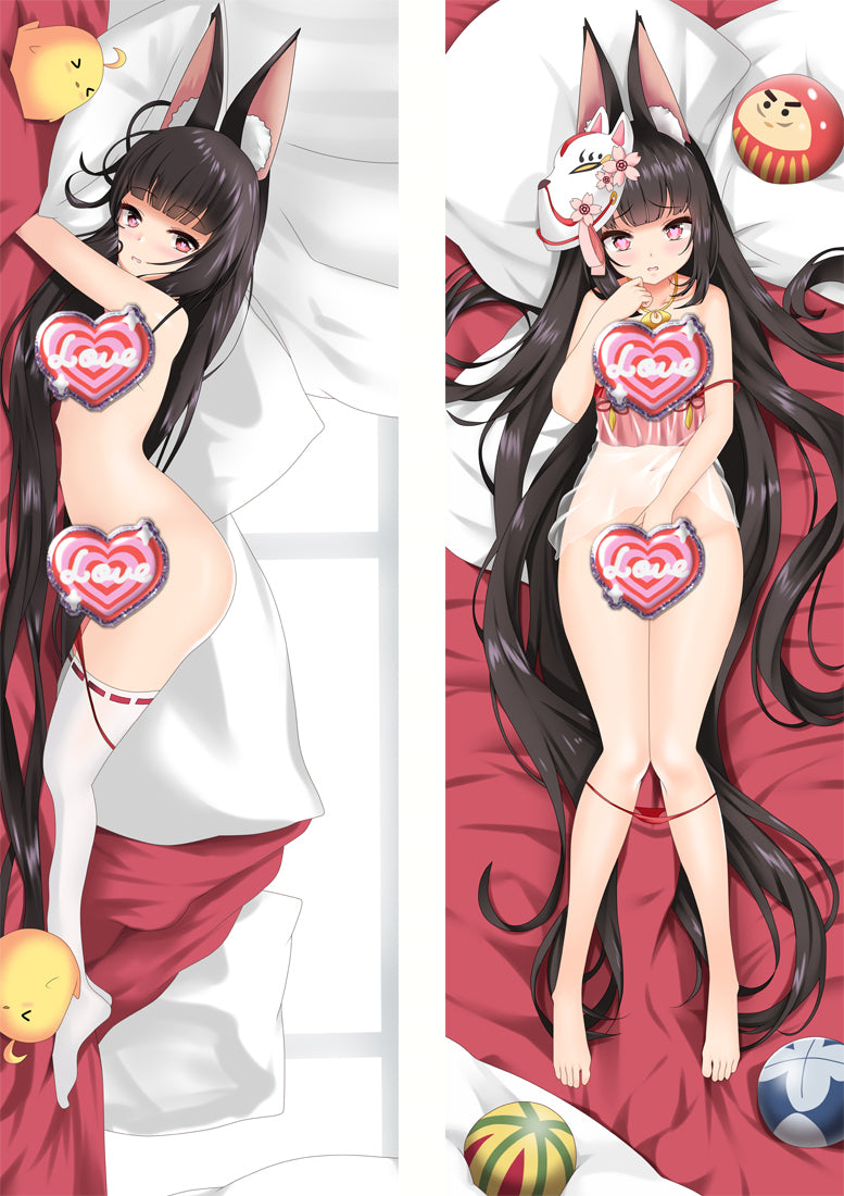 Azur Lane Akagi Anime Dakimakura Pillow Case image 0