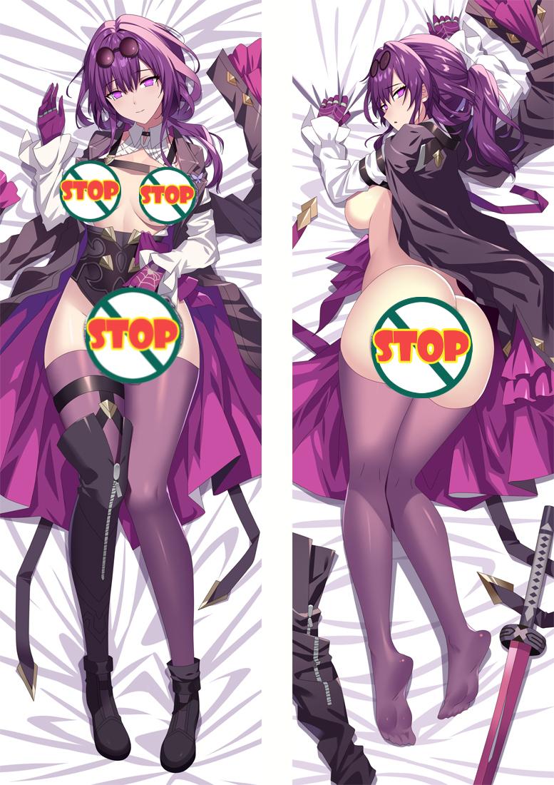 Kafka Honkai Star Rail Anime Dakimakura Naked Body Pillow Cover image 0
