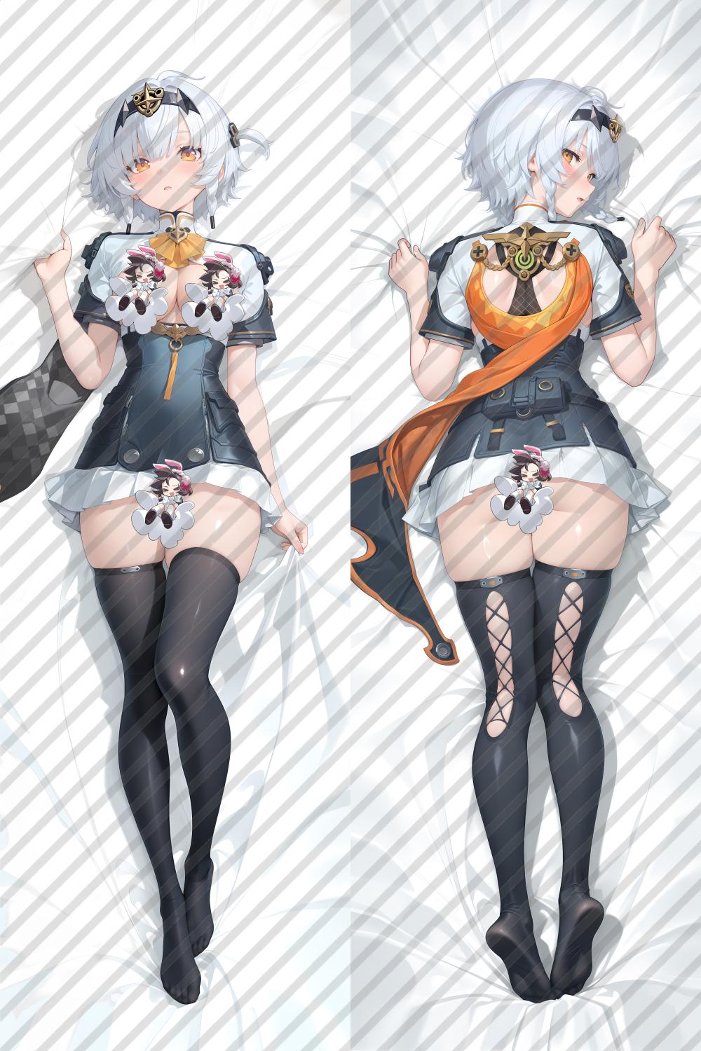Zenless Zone Zero Soldier 0 – Anby with Double Sides Zipper to make love Anime Dakimakura Pillow Case image 0