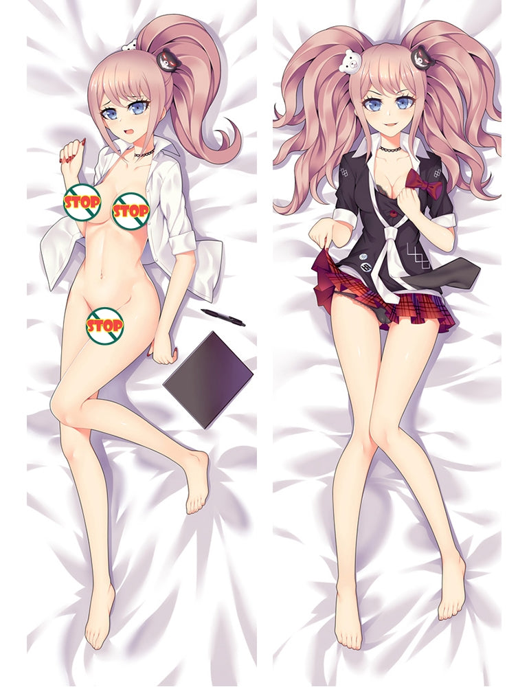 Danganronpa Dakimakura Junko Enoshima Anime Girl Hugging Body Pillow Case Cover image 0