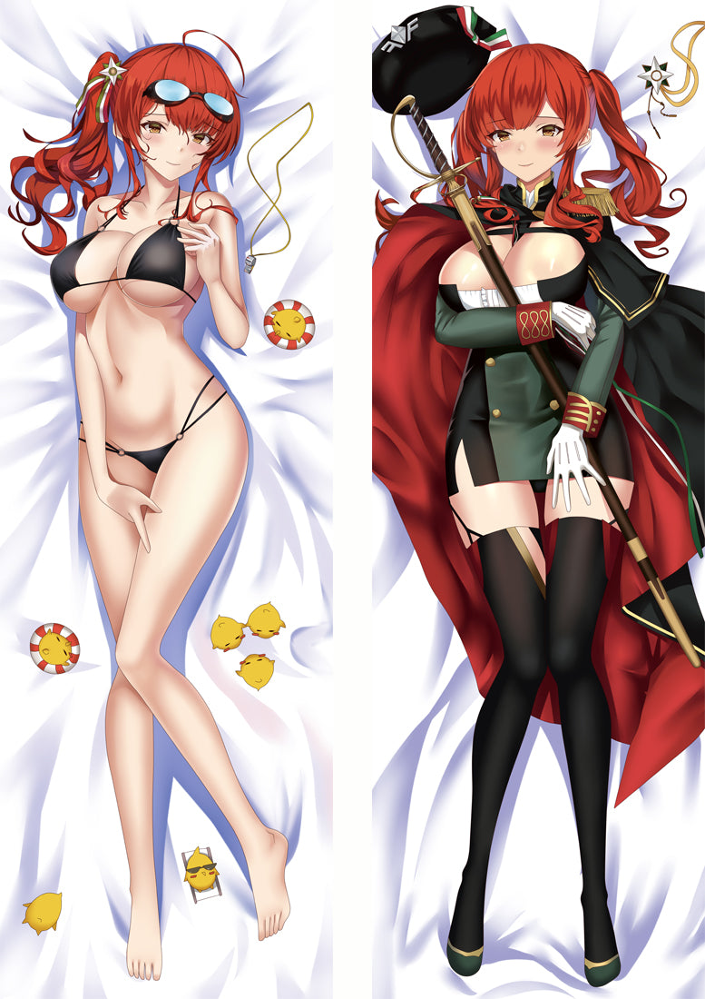 Azur Lane Zara Anime Dakimakura Pillow Cover image 0