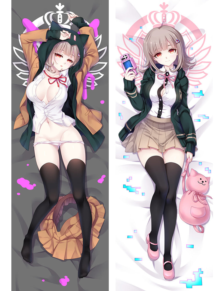 Danganronpa Nanami ChiaKi Anime Dakimakura Otaku Pillow Case Cover Hugging Body image 0