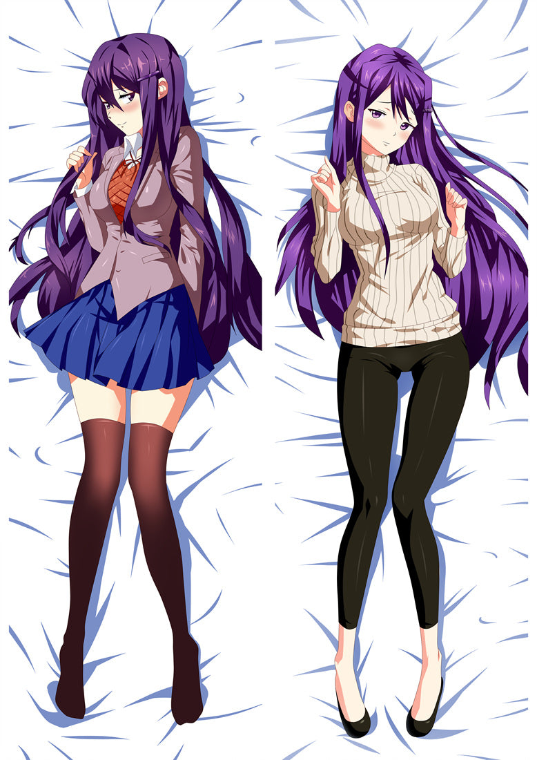 Doki Doki Literature Club! Yuri Anime Dakimakura Pillow Cover image 0
