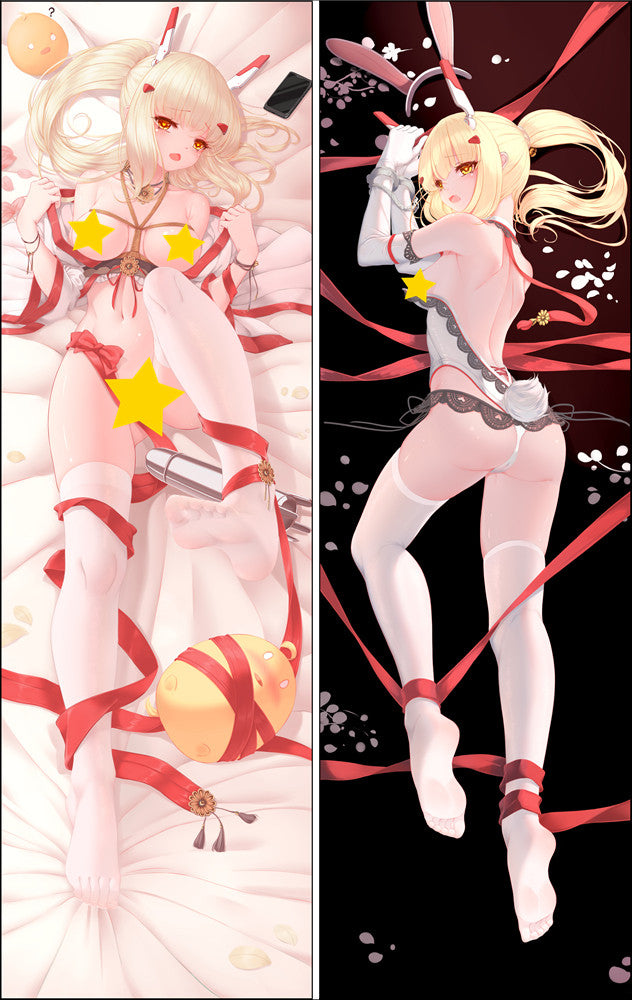 Azur Lane Hentai Ayanami Apart Legs With a Hole Sex Body Pillow Case image 0