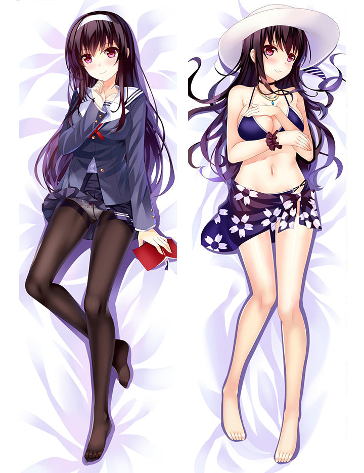 Saekano: How To Raise A Boring Girlfriend Utaha Kasumigaoka Anime Dakimakura Pillow Cover image 0