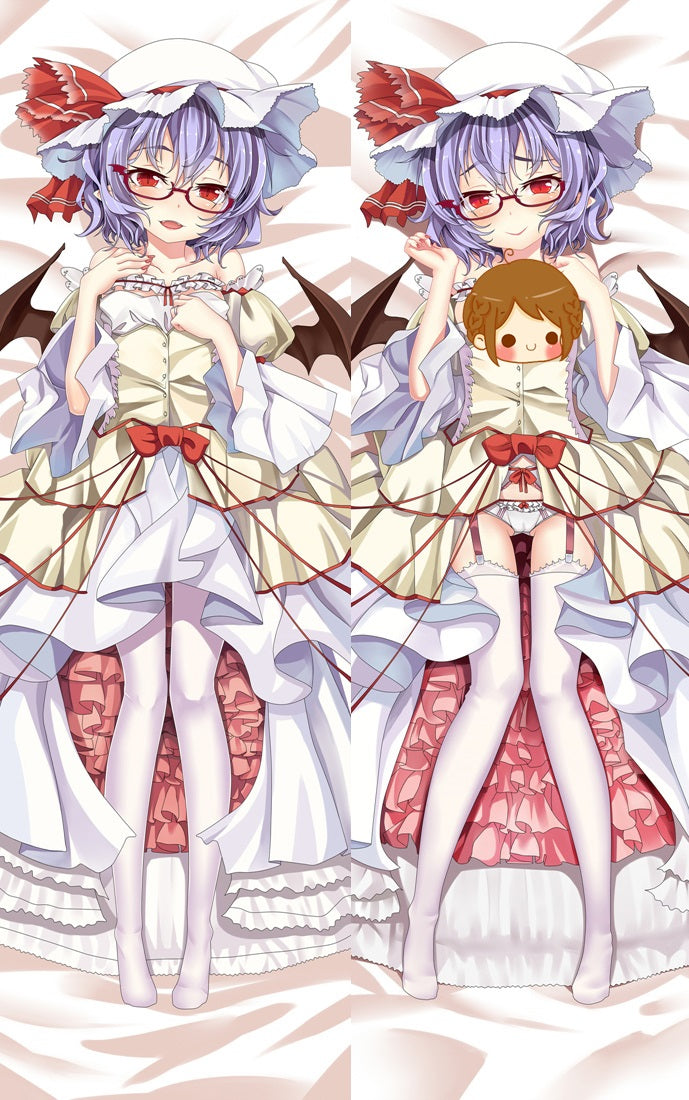 Touhou Project Remilia Scarlet Anime Dakimakura Pillow Cover image 0