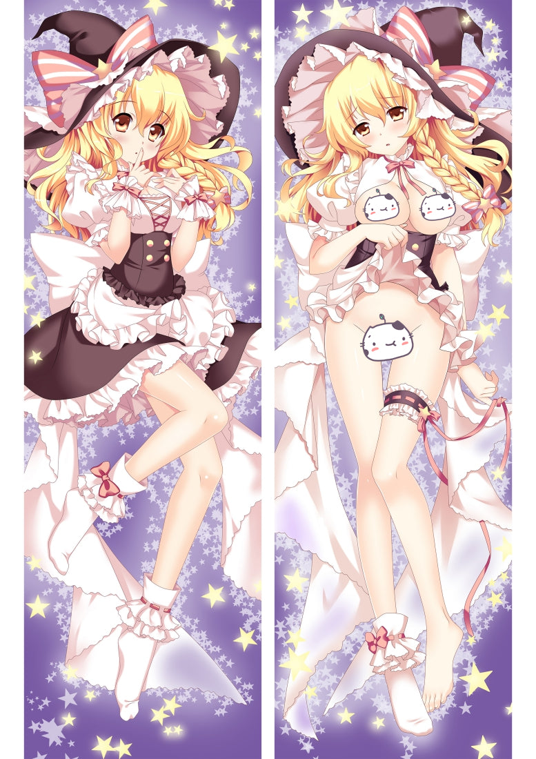 TouHou Project Kirisame Marisa Anime Dakimakura Pillow Cover image 0