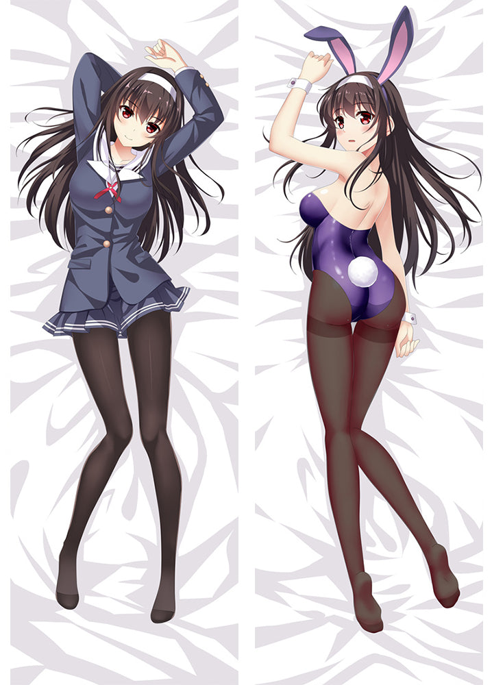 Saekano: How to Raise a Boring Girlfriend Utaha Kasumigaoka Anime Dakimakura Pillow Cover image 0