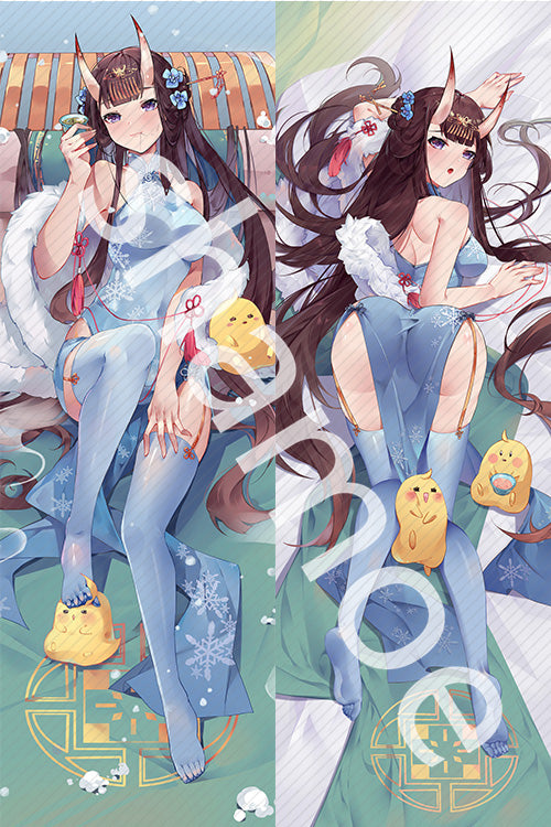 Azur Lane IJN Noshiro Anime Dakimakura Pillow Cover image 0