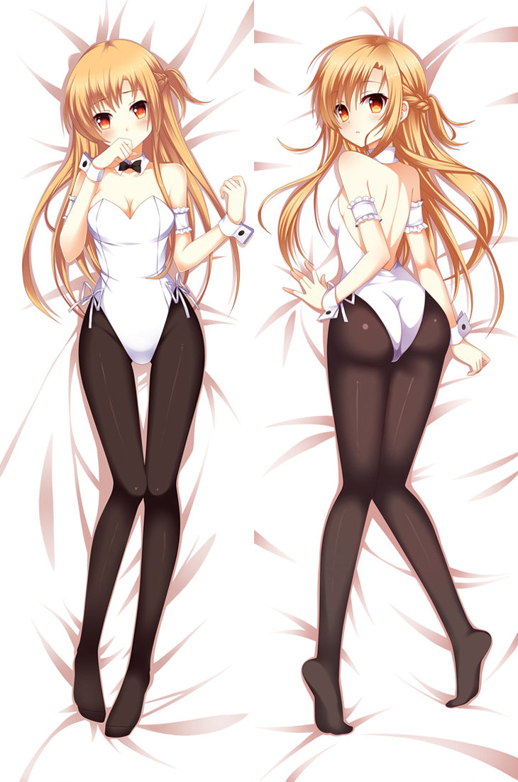 Sword Art Online Yuuki Asuna Anime Dakimakura Pillow Cover image 0