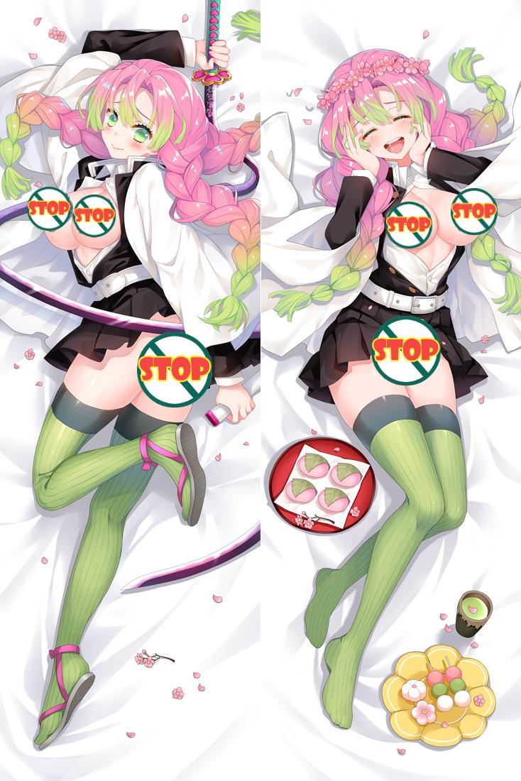 Kanroji Mitsuri Demon Slayer: Kimetsu no Yaiba Anime Dakimakura Pillow Cover image 0