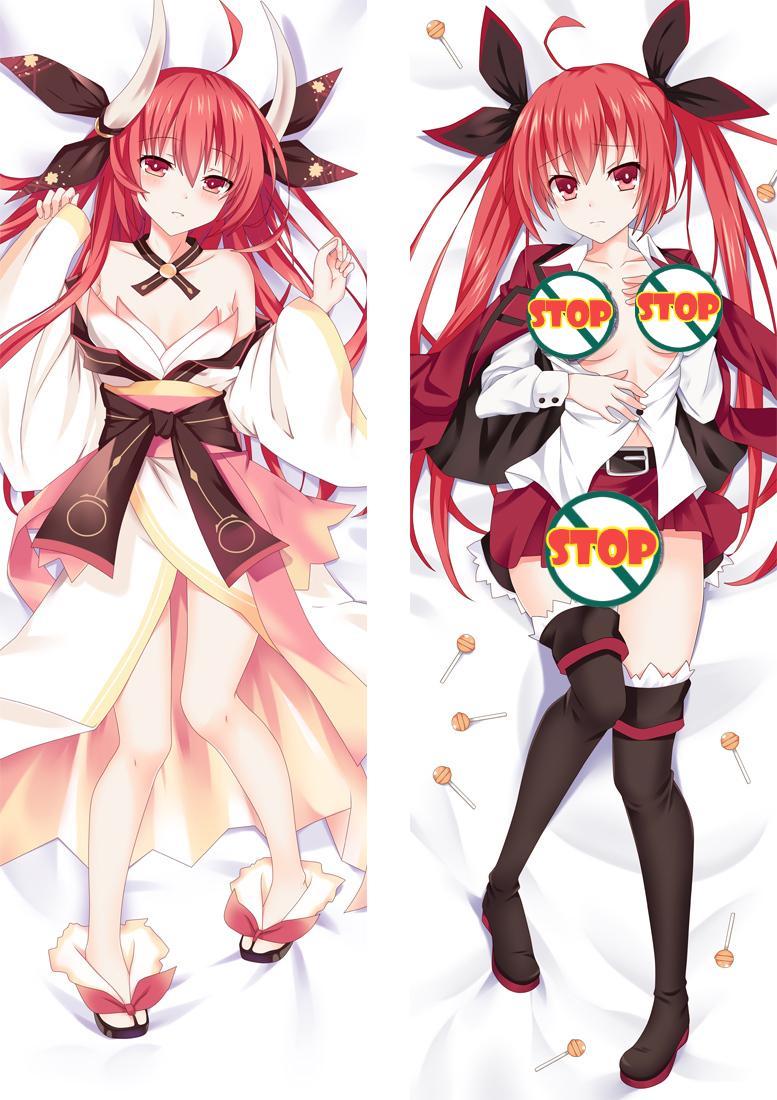 Date A Live Itsuka Kotori Anime Dakimakura Body Pillow Cover image 0