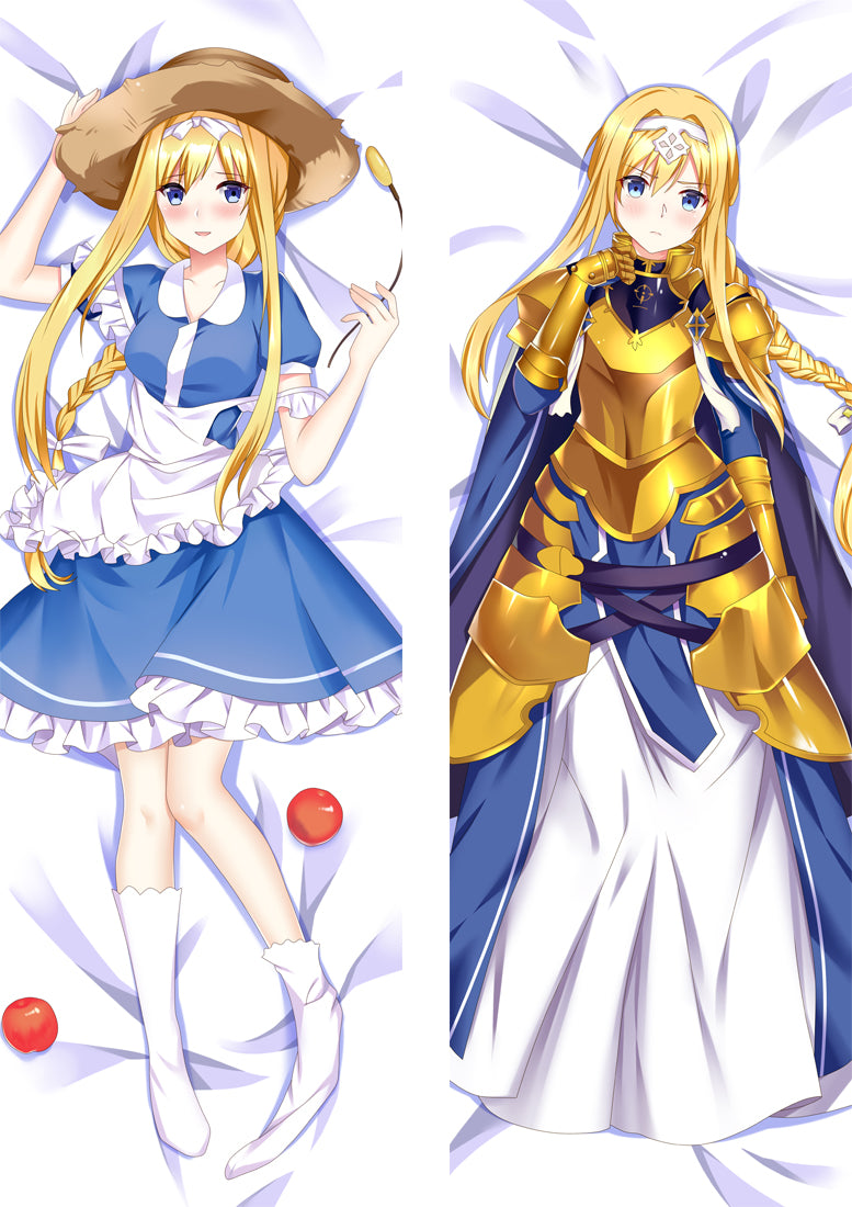 Sword Art Online Alice Zuberg Anime Dakimakura Pillow Cover image 0