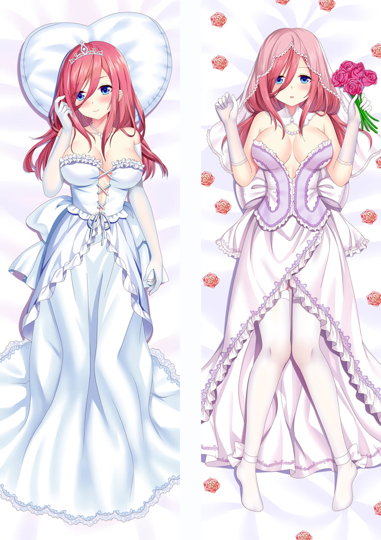 The Quintessential Quintuplets Nakano Miku Anime Dakimakura Pillow Cover image 0