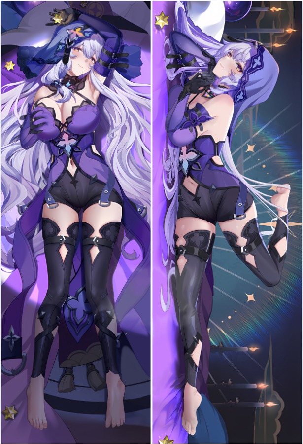 Honkai: Star Rail Black Swan Anime Dakimakura Girl Body Pillow Cover image 0