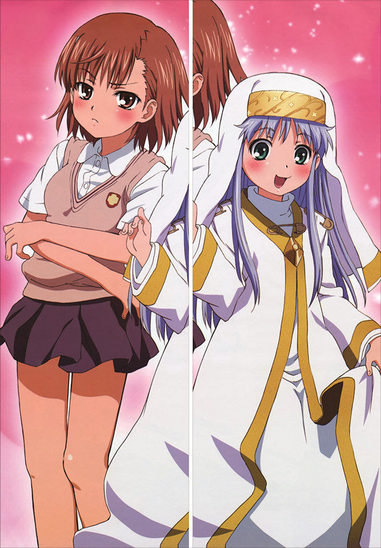 A Certain Magical Index Mikoto Misaka + Index Librorum Prohibitorum Anime Dakimakura Body Pillow Cover image 0