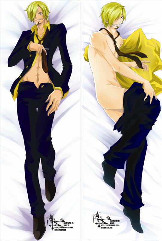 One Piece Sanji Anime Dakimakura Anime Dakimakura Body Pillow Case image 0