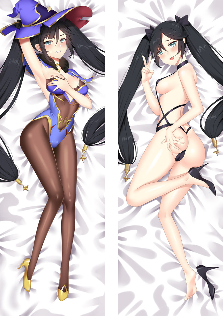 Mona Dakimakura Body Pillow Cover - Genshin Impact image 0