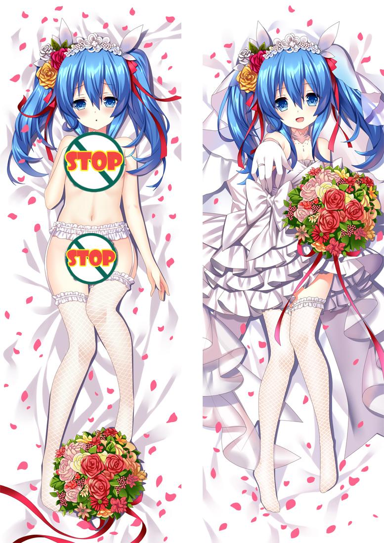 Date A Live Himekawa Yoshino Anime Dakimakura Girl Body Pillow Cover image 0
