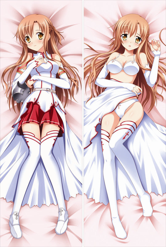 Sword Art Online Asuna Yuuki Anime Dakimakura Body Pillow Cover image 0