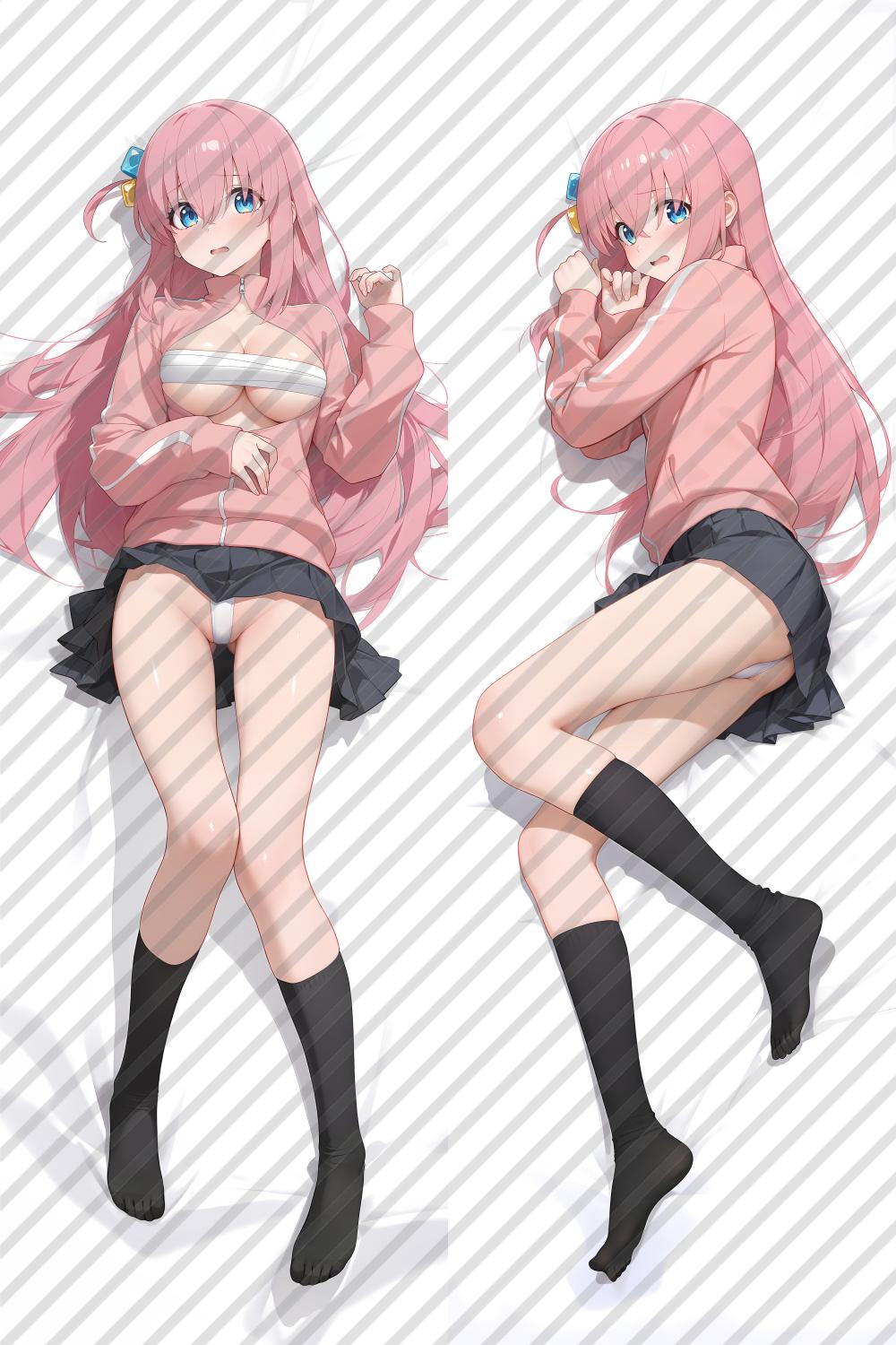 Bocchi the Rock! Gotoh Hitori Anime Dakimakura Girl Body Pillow Cover image 0