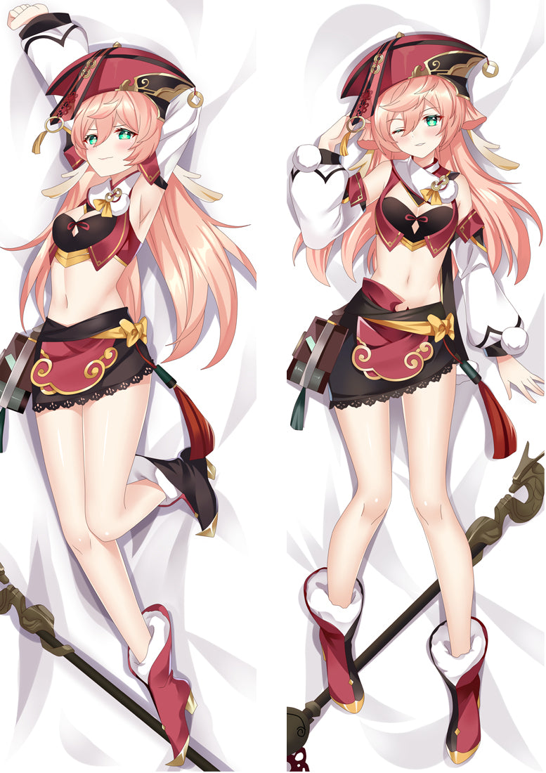 Genshin Impact Yan Fei Anime Dakimakura Body Pillow Cover image 0