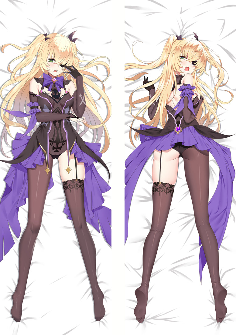 Genshin Impact Fischl Dakimakura Body Pillow Cover image 0