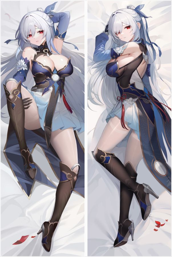Honkai: Star Rail Jingliu Anime Dakimakura Girl Body Pillow Cover image 0