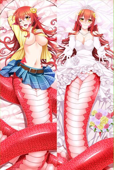 Monster Musume No Iru Nichijou Miia Anime Dakimakura Body Pillow Cover image 0