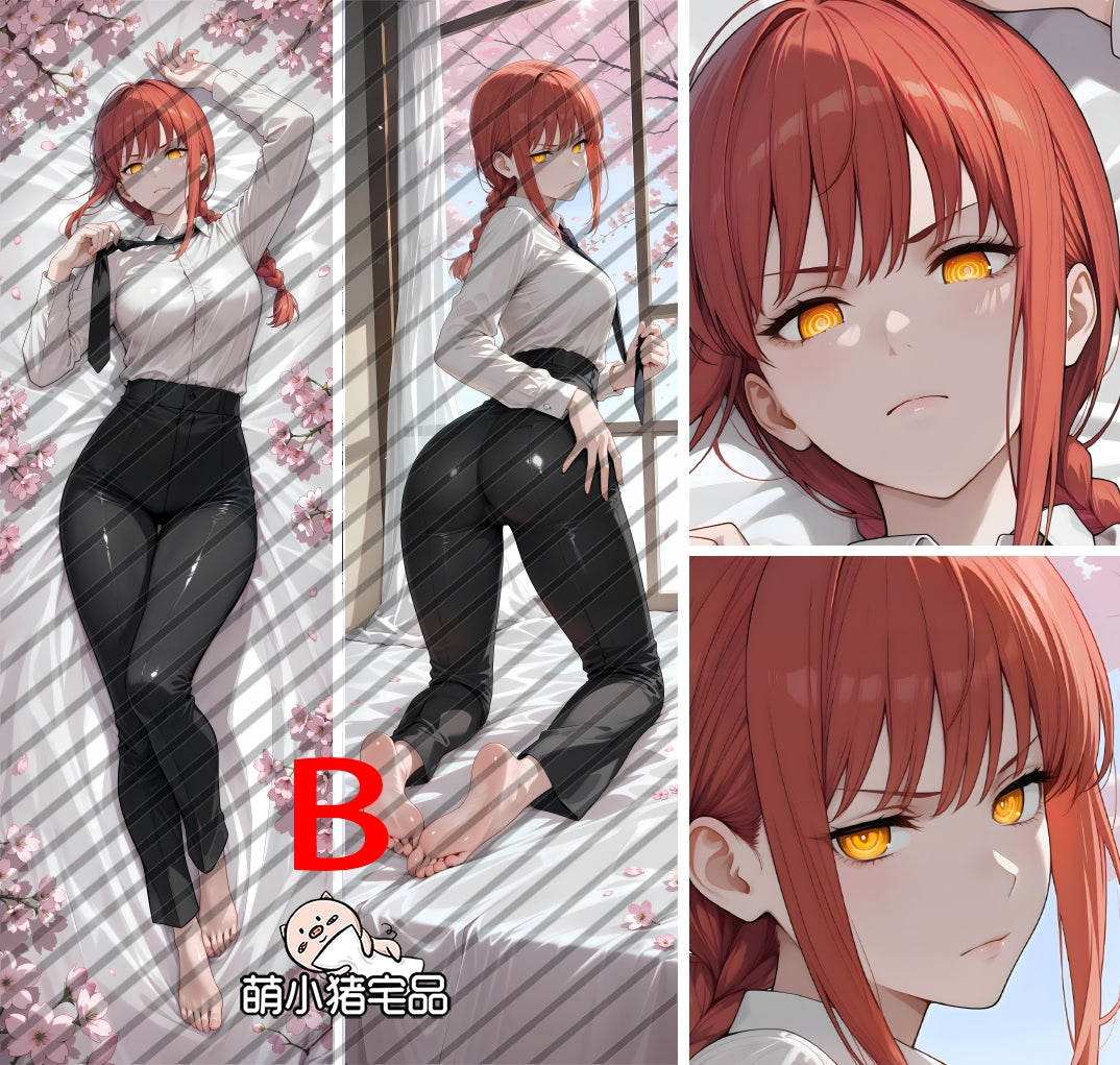 Chainsaw Man Makima Anime Dakimakura Sexy Body Pillow Cover image 0