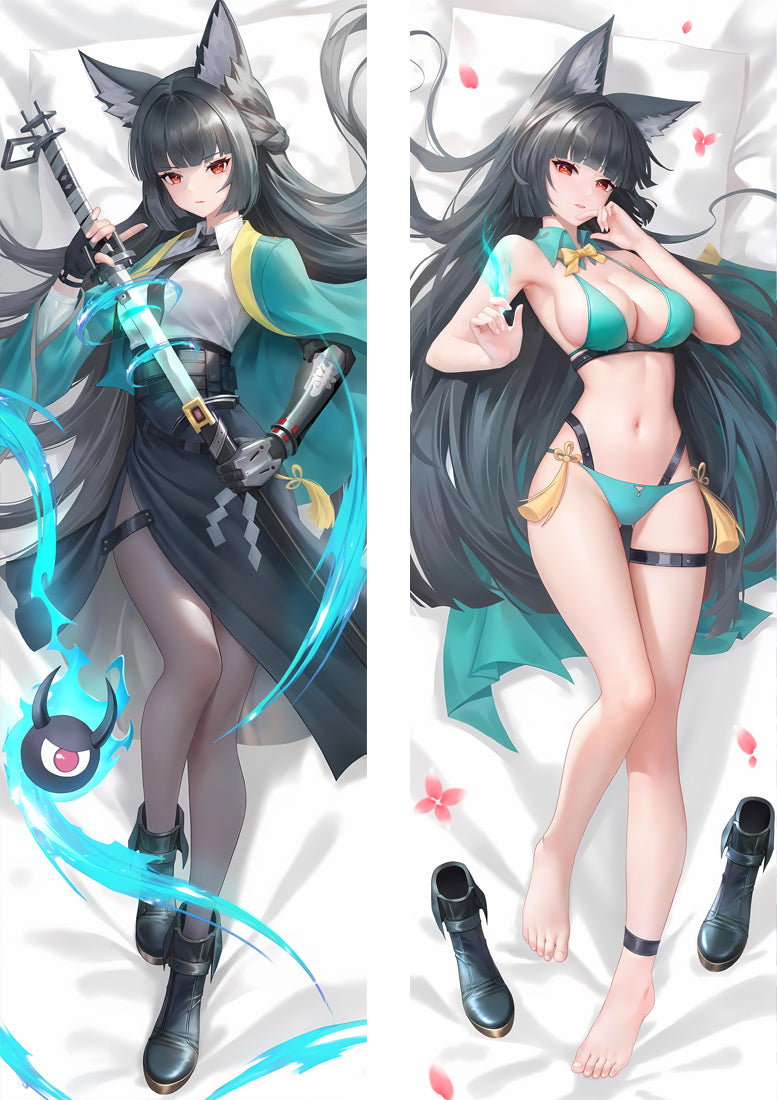 Zenless Zone Zero Hoshimi Miyabi Anime Dakimakura Sexy Body Pillow Cover image 0