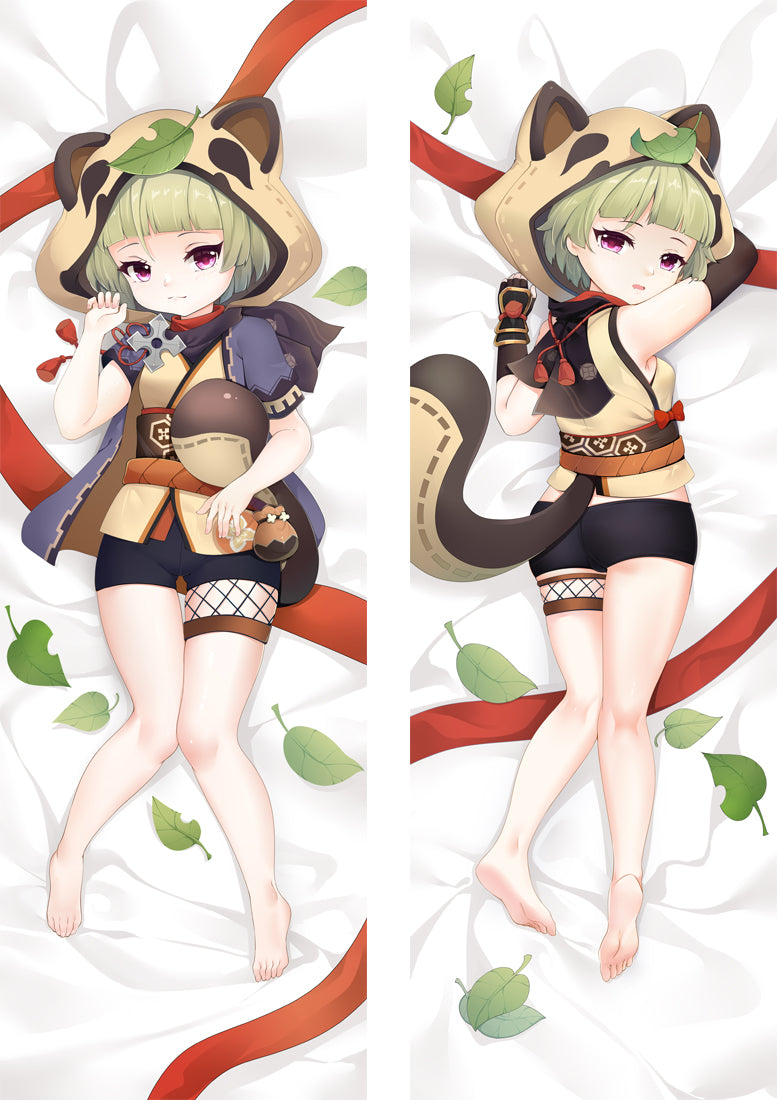 Genshin Impact Sayu Anime Dakimakura Body Pillow Cover image 0