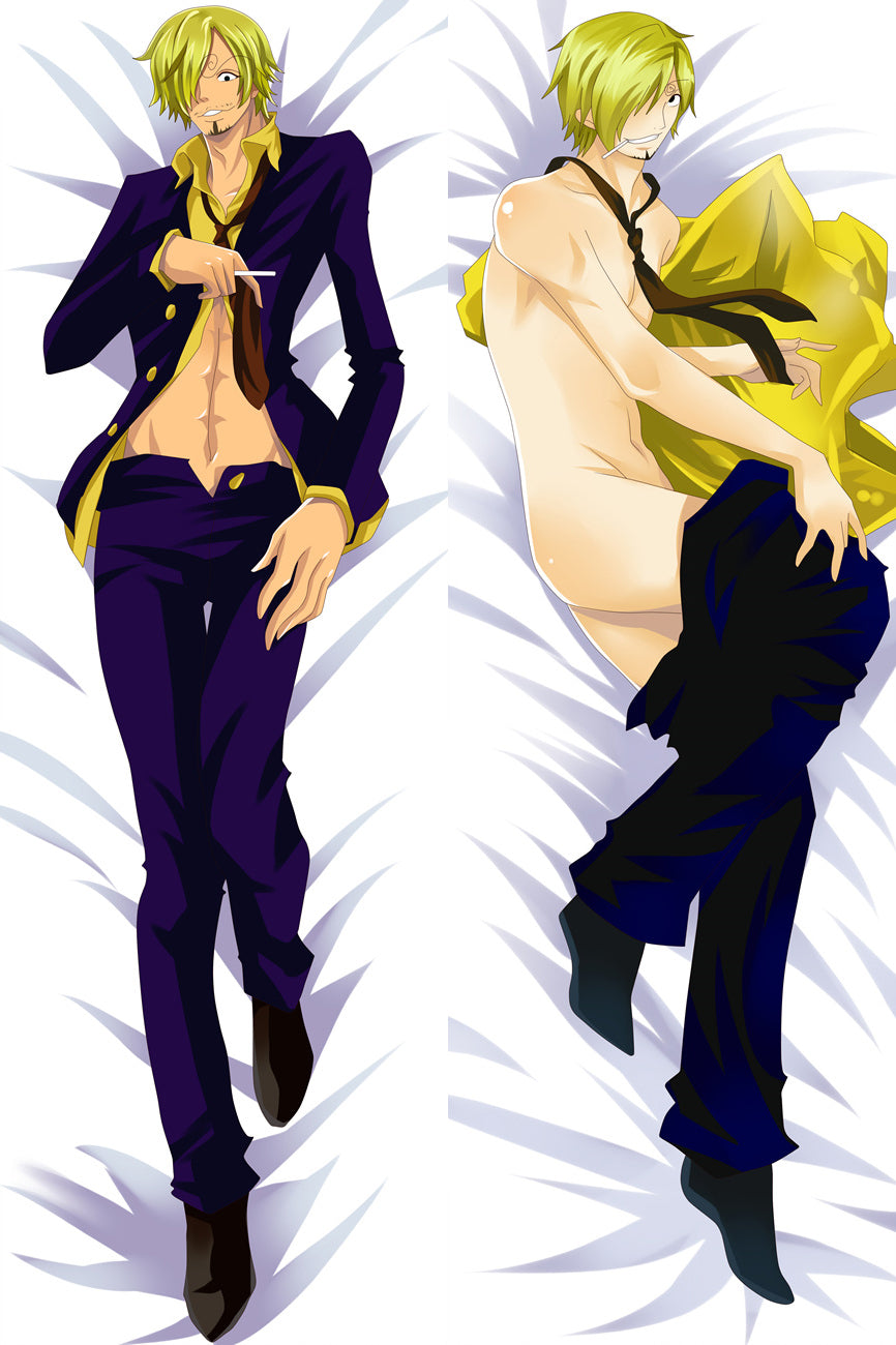 One Piece Vinsmoke Sanji Anime Dakimakura Pillow Case image 0
