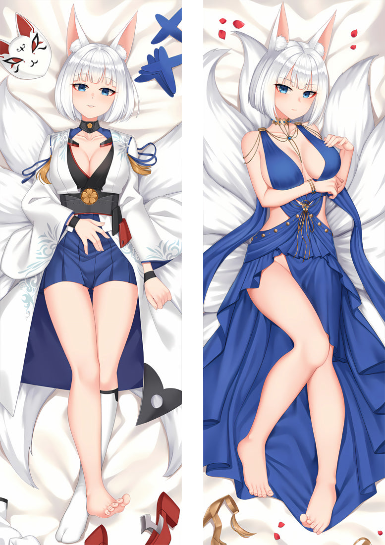 Azur Lane Kaga Anime Dakimakura Girl Body Pillow Cover image 0