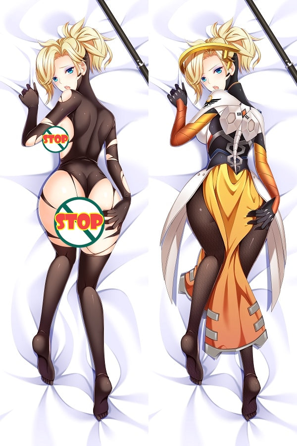 Overwatch Lucie Pohl Anime Dakimakura Pillow Case image 0