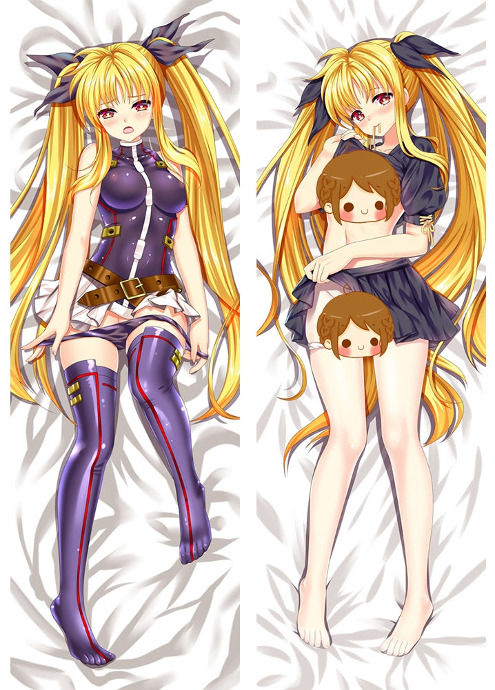 Magical Girl Lyrical Nanoha Fate · Testarossa Anime Dakimakura Pillow Case image 0