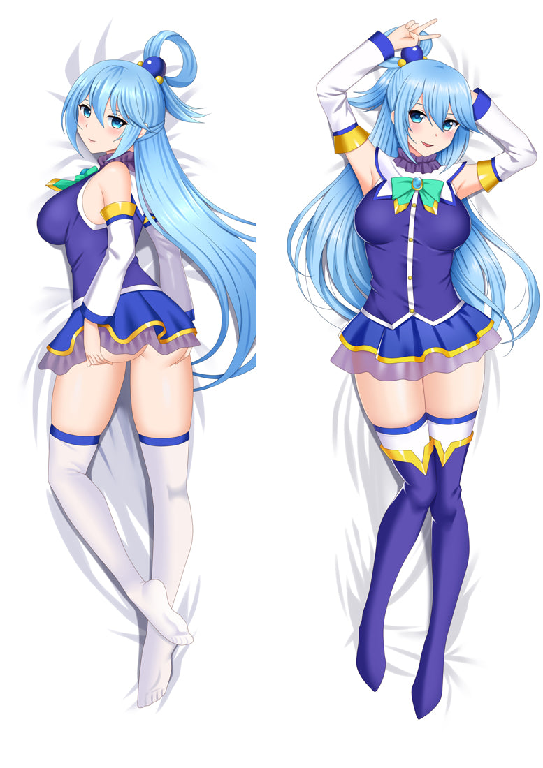 Aqua Anime Dakimakura Body Pillow Cover - KonoSuba God's Blessing on This Wonderful World image 0