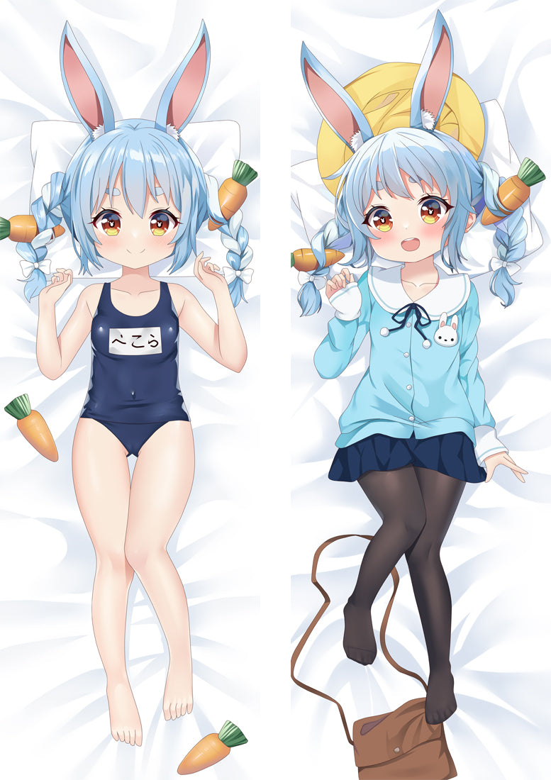 Virtual Youtuber Usada Pekora Anime Dakimakura Body Pillow Cover image 0