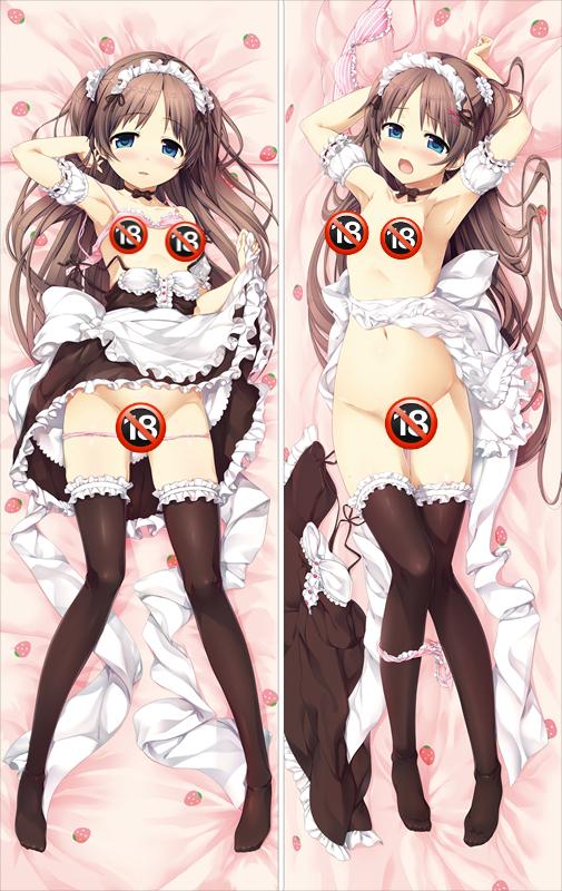 CURA with Double Sides Zipper to make love Anime Dakimakura Pillow Case image 0
