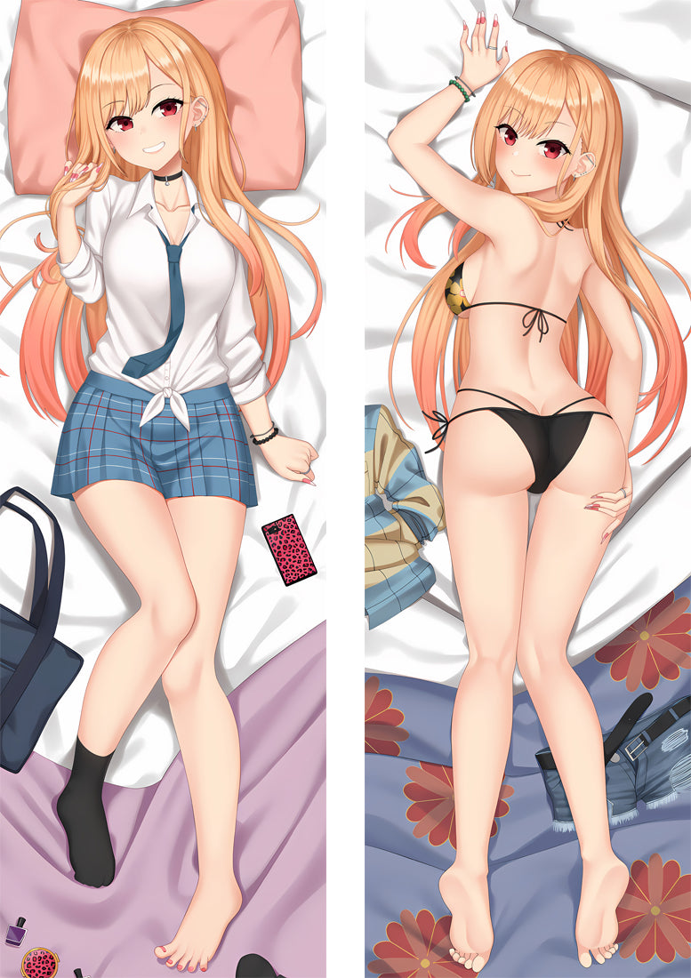 My Dress-Up Darling Marin Kitagawa Anime Dakimakura Girl Body Pillow Cover image 0