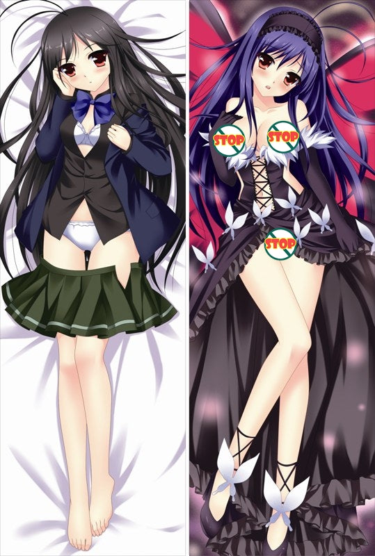 Accel World Kuroyukihime Anime Dakimakura Body Pillow Case image 0