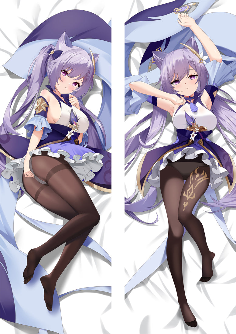 Keqing Genshin Impact Dakimakura Body Pillow Cover image 0