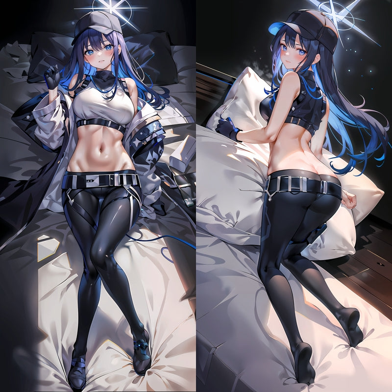 Blue Archive Jomae Saori Anime Dakimakura Girl Body Pillow Cover image 0