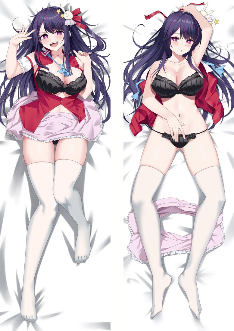 Hoshino Ai Oshi no Ko Anime Dakimakura Girl Body Pillow Cover image 0